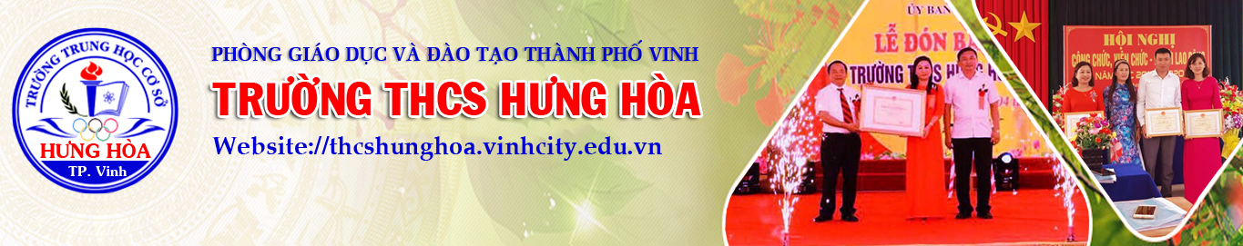 Website Trường THCS Hưng Hòa, Vinh, Nghệ An